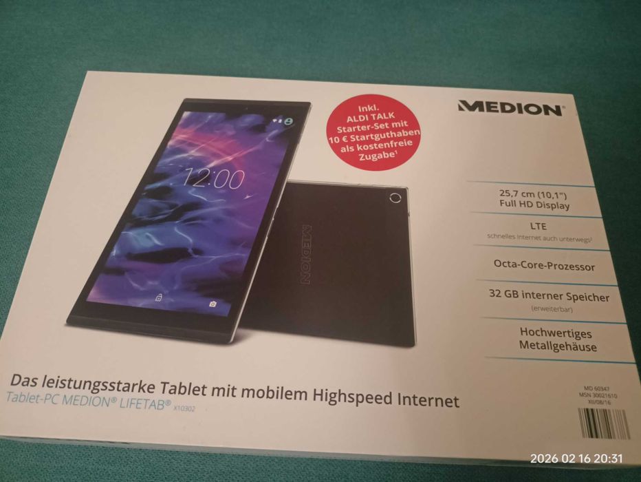 Medion LifeTab 10.1" LTE таблет