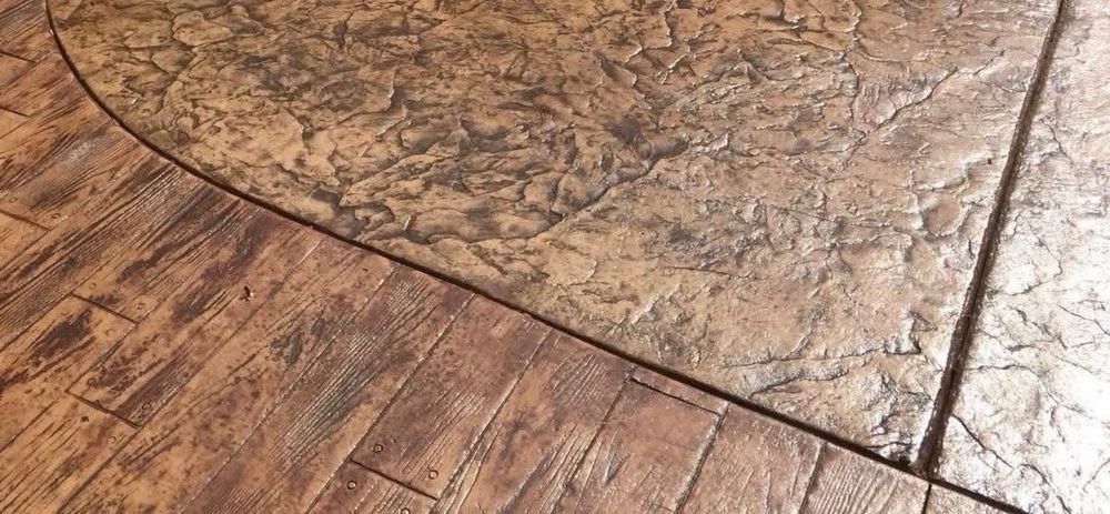 Щампован \ Шлайфан Бетон  , Бетониране на пътеки , гаражи и дворове