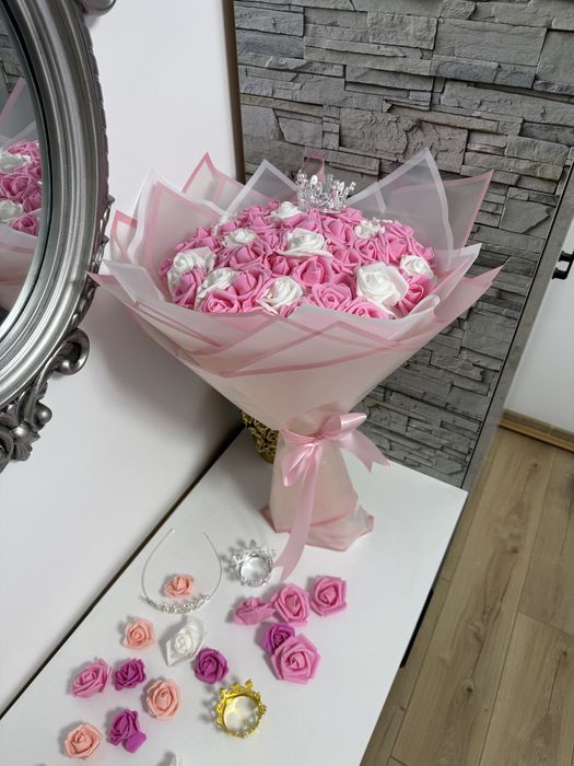 Букет от вечни рози