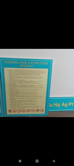 Стенд по предмету Химия