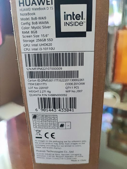 Laptop ultrabook  Huawei MateBook D 15 ultraportabil