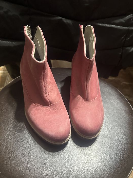 Botine ecco  piele noi 37