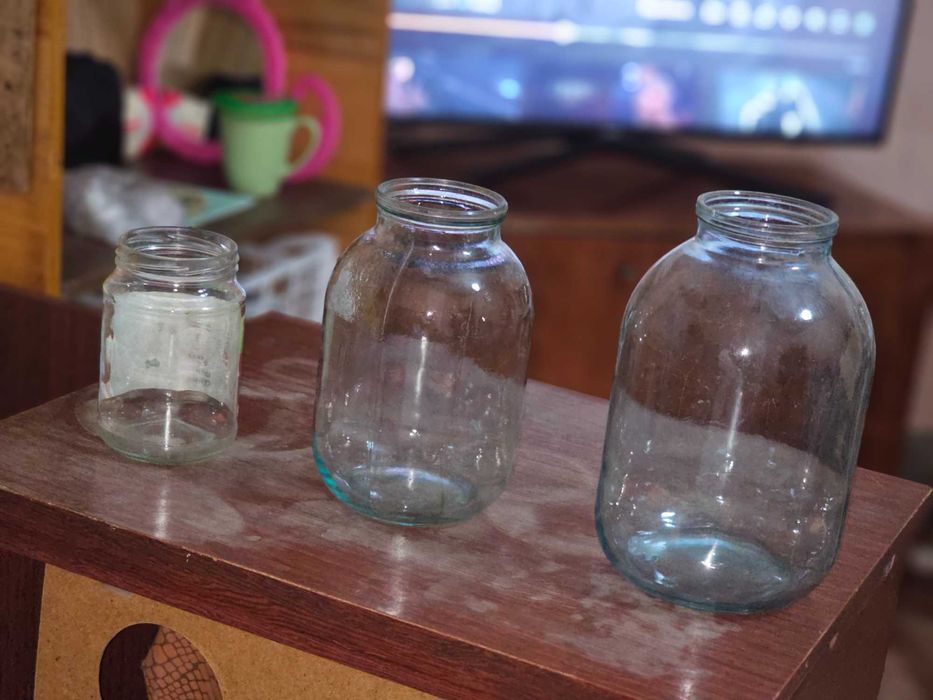 Банки 0.8л, 2л,3л