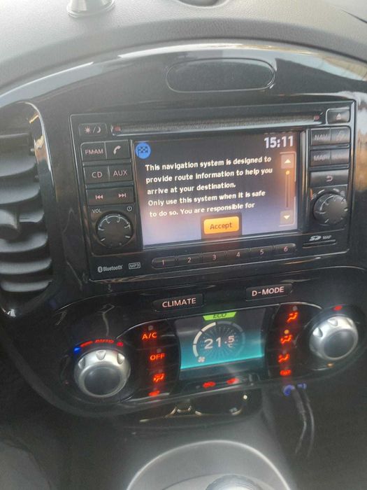 Navigatie Originala Consola Nissan JUKE cu camera marsarier