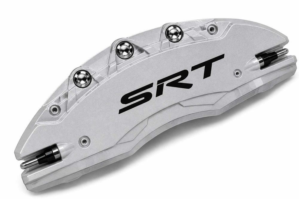 Метални капаци за спирачни апарати SRT – Dodge / Jeep – 4 броя, Сребристи