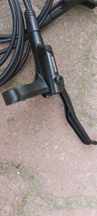 Set frane disc hidraulice SHIMANO MT200 NOI 100/200cm OEM