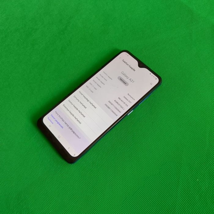Samsung A31 sotiladi dastavka bor