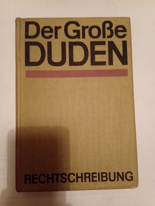 Голям правописен речник на немския език-1969г.