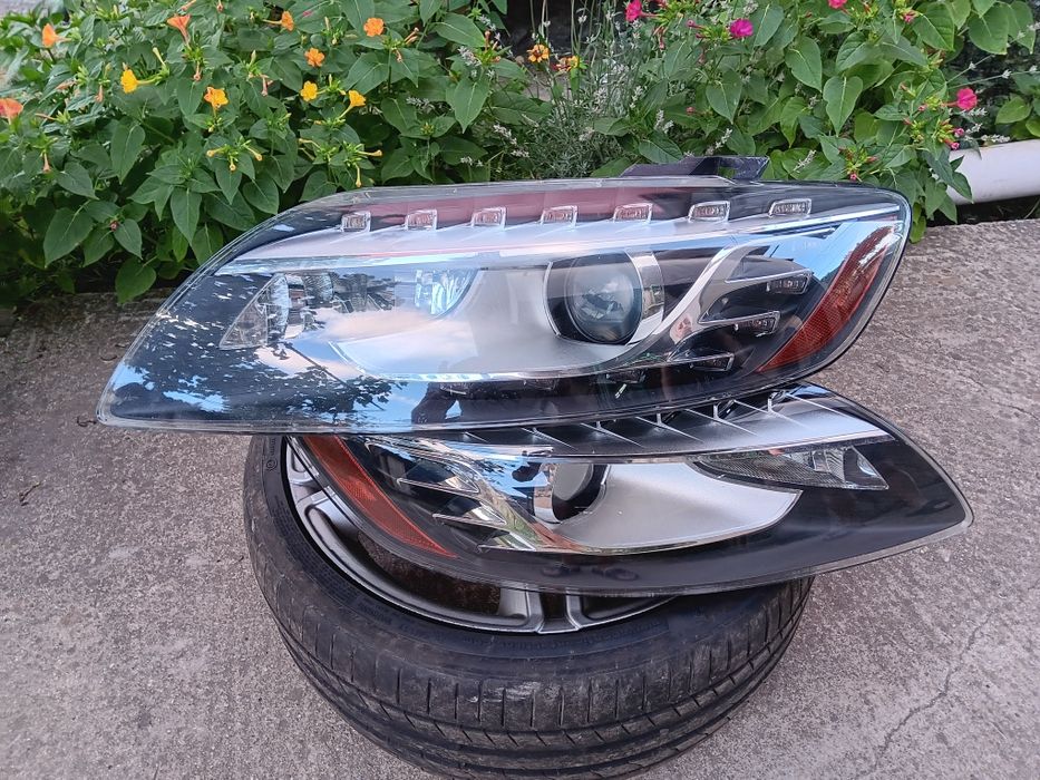 Фарове Ауди Кю-7,фейслифт,Лед би-ксенон,farove Q7,q7,Led,ksenon Audi