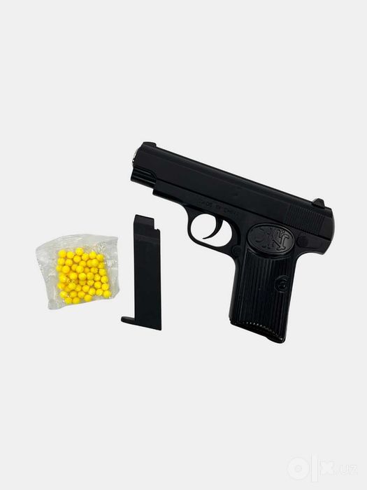 Игрушечный пистолет M17, металлический корпус, пульки 6 мм