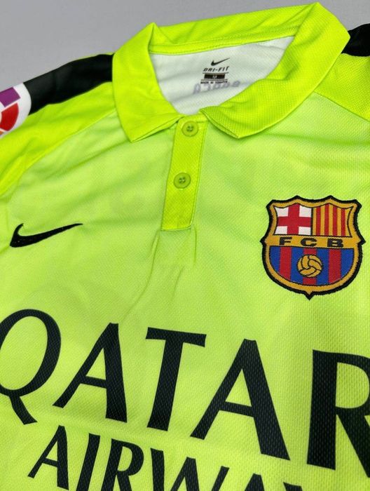 Tricou Barcelona Messi 10 fosforescent kit