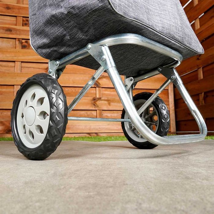 Пазарска количка, голям капацитет 30кг, лека, 28x38x96см, Vilde 489328