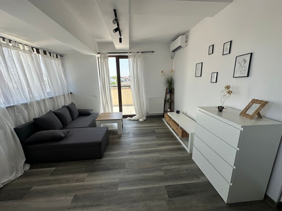 Apartament 2 camere Mihai Bravu cu terasa & loc parcare - de inchiriat