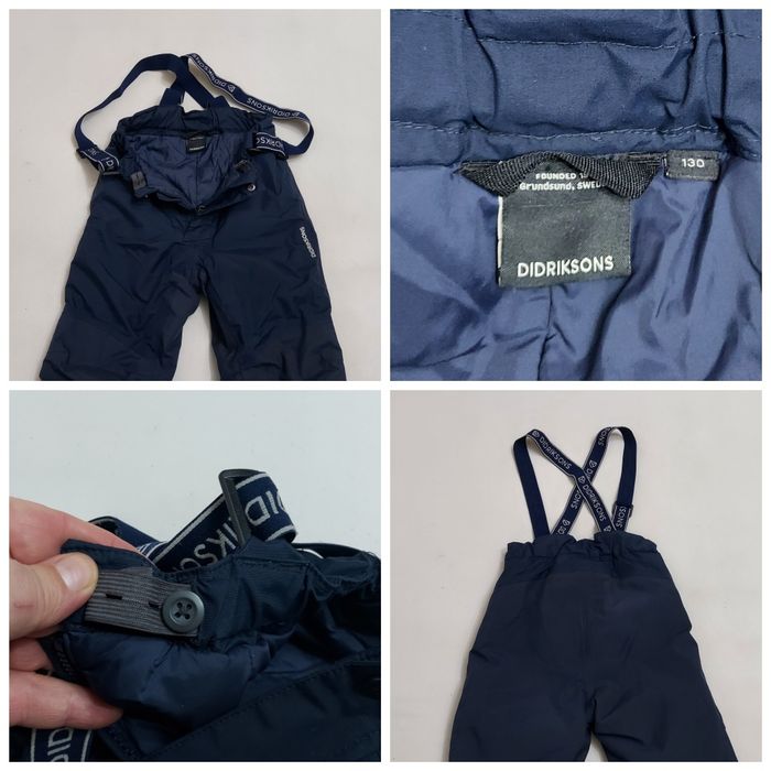 Pantaloni DIDRIKSONS Idre 100% Waterproof, salopeta iarnă, schi nr 130