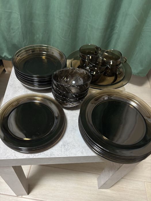 Set de masa sticla termorezistenta