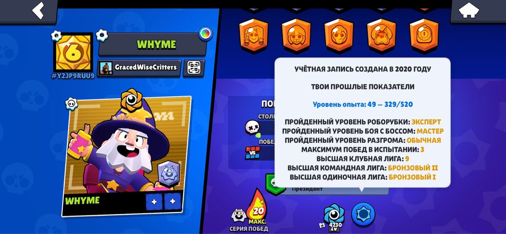 Олд акаунт 2020 года