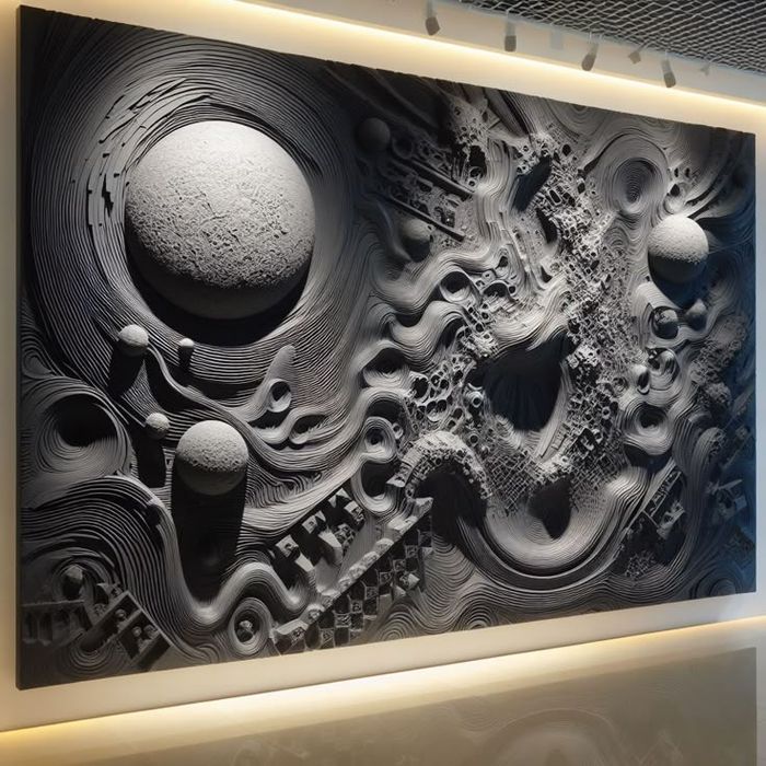 Барельеф. Скульптор. Скала. Эффект камня.