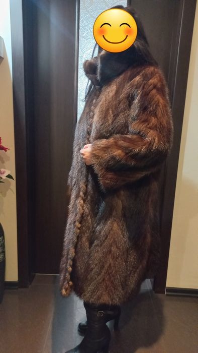 Палто естествен косъм норка