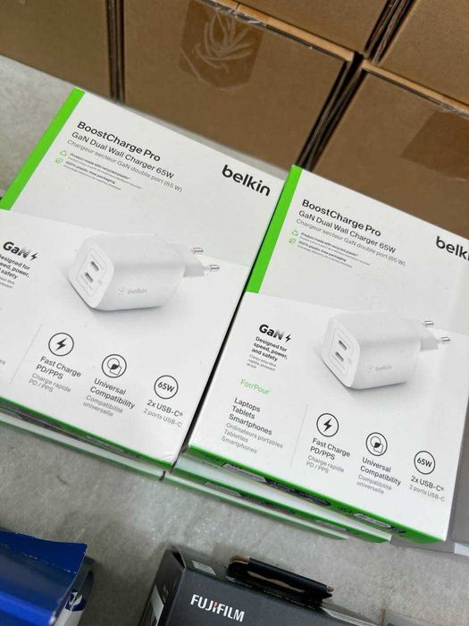 Belkin BoostCharge Pro Dual 65W, 67W USB-C GaN Wall Charger