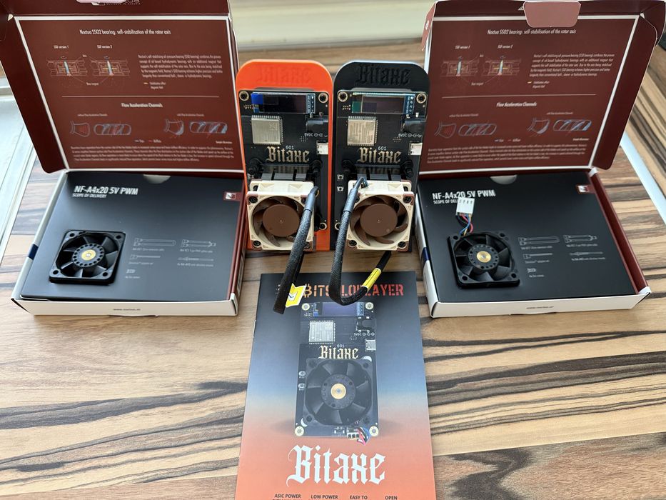 Bitaxe Gamma 601 1.2Th/s Noctua - 2 броя