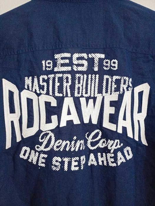 Camasa denim Rocawear Y2K (rap, hip hop, skate, urban)
