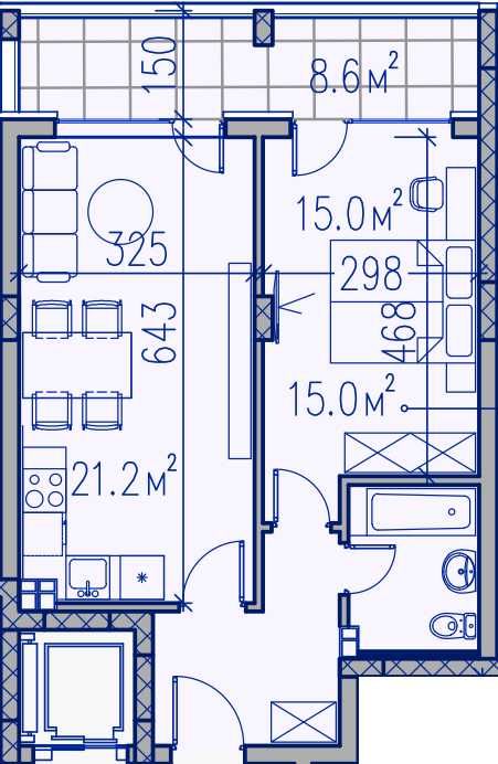 Дава се под наем Двустаен апартамент в Пловдив, Тракия - 65 кв.м за 408 € - Снимка #20