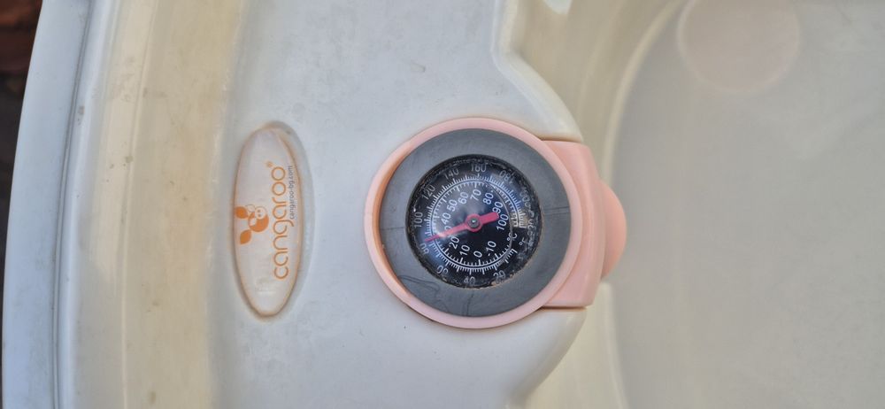 Бебешка вана (корито) със стойка и термометър