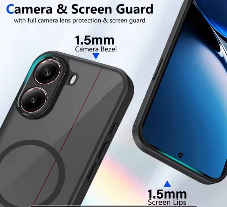 Xiaomi poco X8 pro,X8 pro max ударо-устойчив кейс с Magsafe Налични