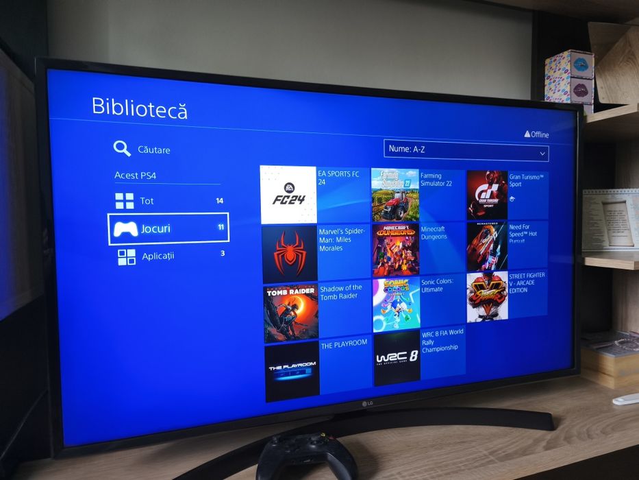 PlayStation4 Slim 1Tb 11Jocuri 1Controler