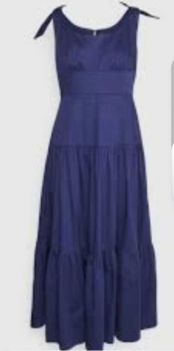 рокля Kate Spade Poplin Tiered Maxi Dress