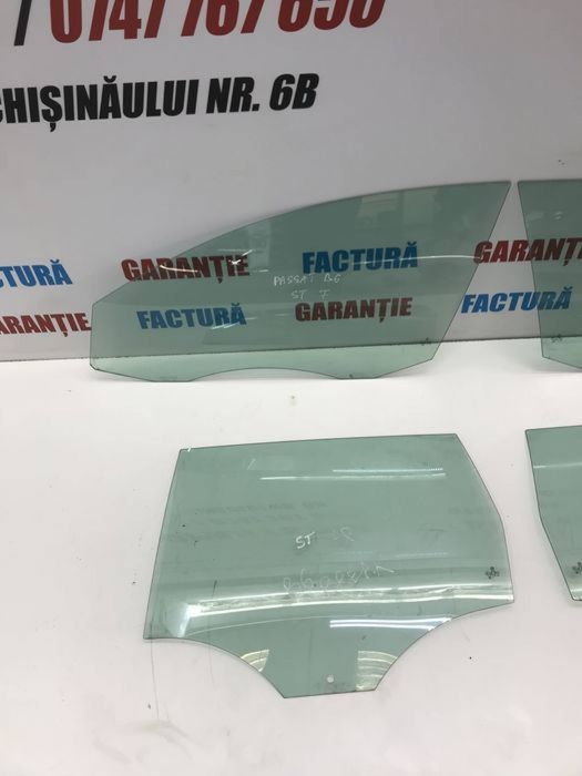 Geam stanga dreapta fata spate Passat B6 3C, CC Break combi Originale