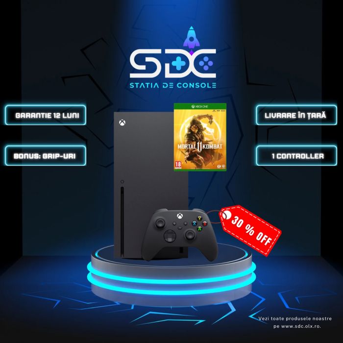 OFERTA! Xbox SERIES X 1TB | Garantie 12 LUNI | Controller + Joc BONUS