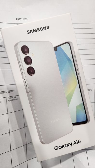 НЕРАЗПЕЧАТАН Samsung A16 - 128GB Gray ЗАКУПЕН НА 01.06.26