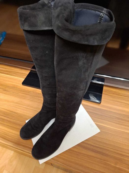 Cizme Stuart Weitzman piele intoarsa 36