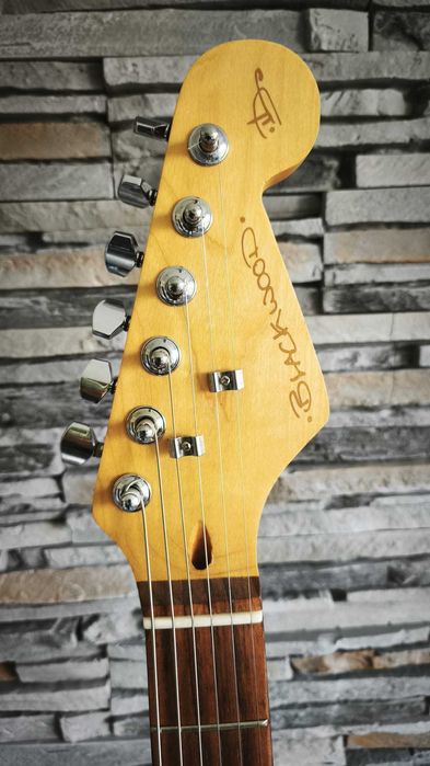 Chitară electrică Blackwood Strat 2022 – Made in Germany, Fender USA Pure Vintage ’61, pickguard nuc autentic