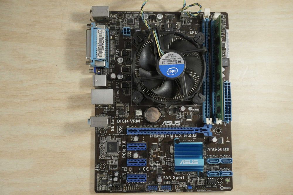 1155 Bundle: Asus H61m + i3 3210 +4GB DDR3 RAM / вкл. ДДС