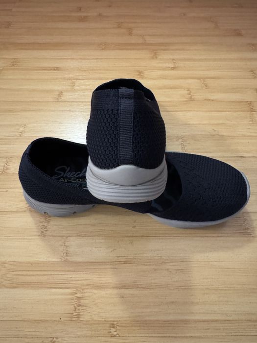 Adidasi balerini Skechers albastru