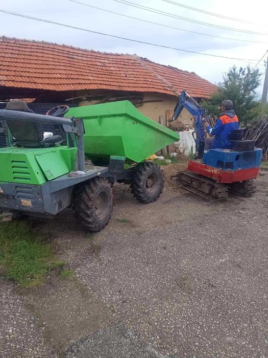 Услуги с багер, самосвал и строителна техника