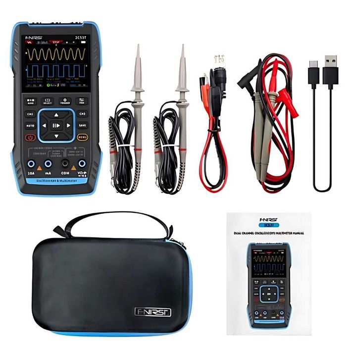 Osciloscop digital cu multimetru si generator de semnal FNIRSI 2C53T