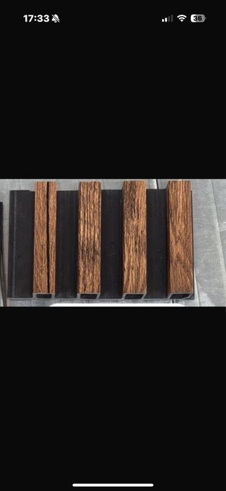 Riflaje riflaj panouri tavan perete WPC rezistent la apa lemn