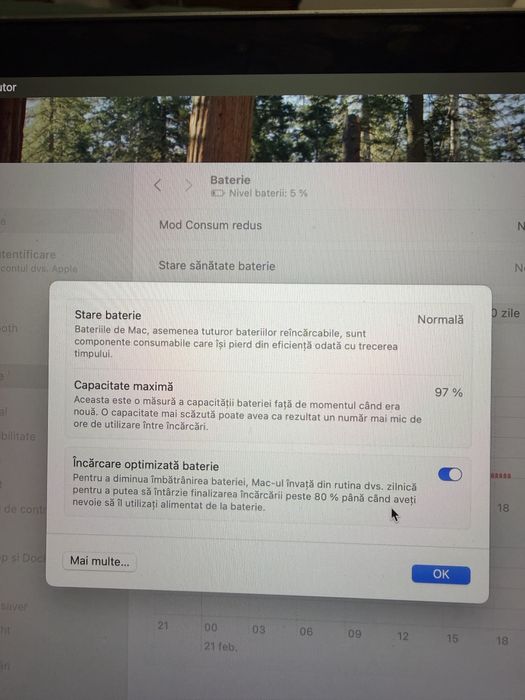 Macbook air m1 2020 97% baterie