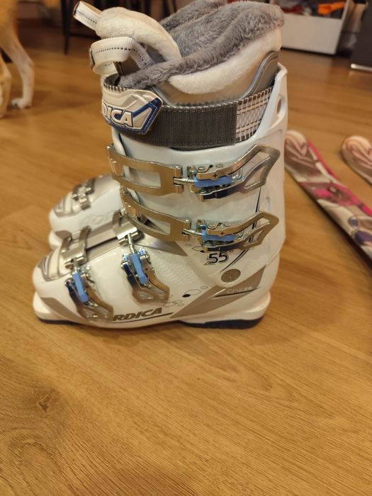 Ски, автомати и обувки 34/35 номер