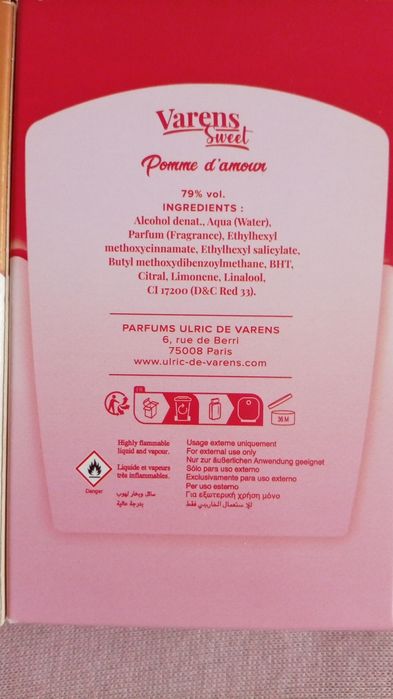 Set parfumuri Varens Sweet - Pomme d'Amour și Vanille Caramel