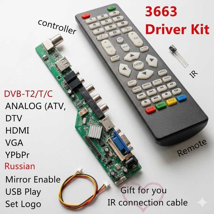 Universal tv board LCD TFT LED