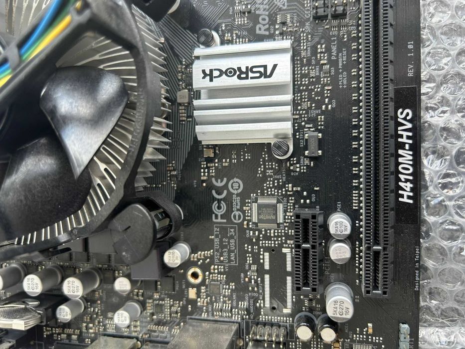 Kit Placa de Baza AsRock H410M-HVS + Procesor Intel Core I5 10400 2.9Ghz LGA 1200