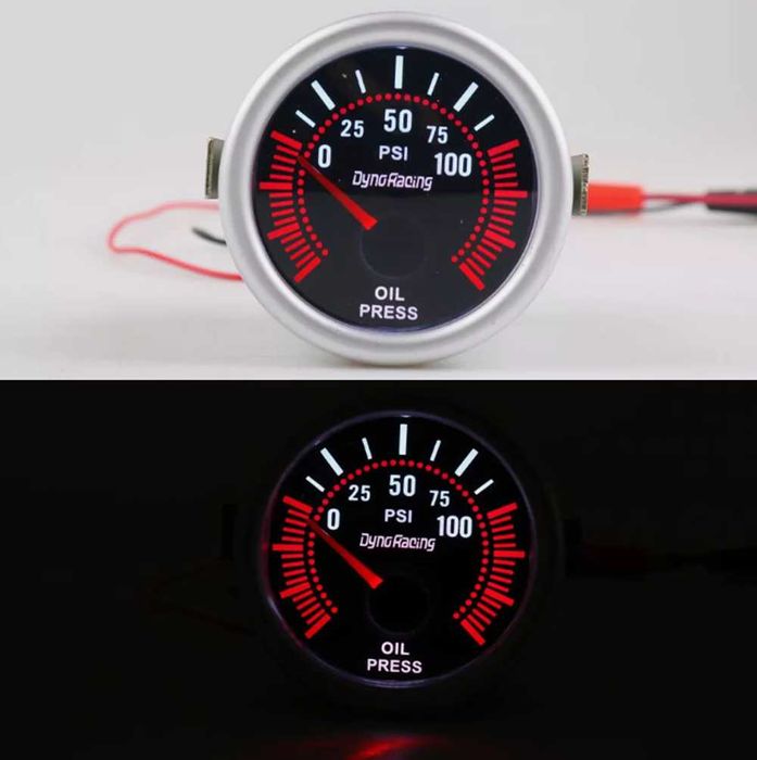 Уред измерващ налягането на Маслото на двигателя от 0 до 100psi.