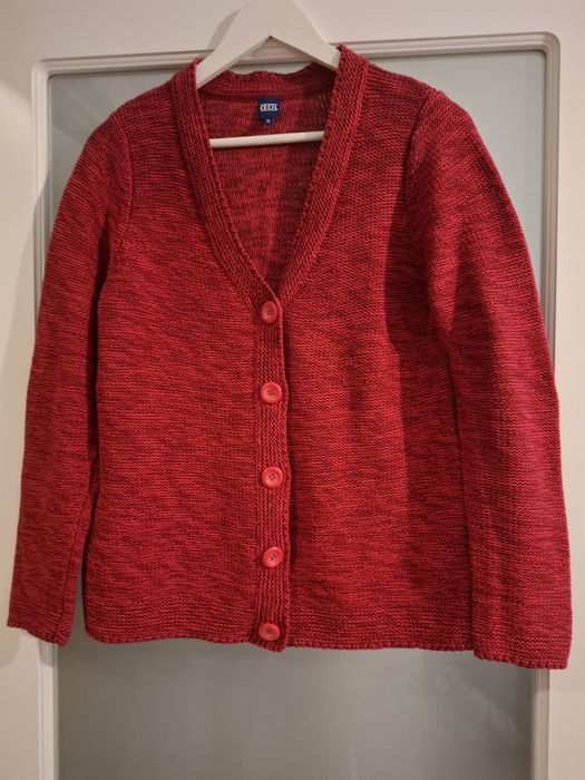 Jacheta tricotata Cecil bumbac 100% cu nasturi