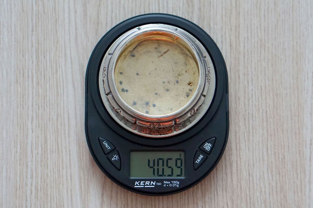 Recipient din argint 800