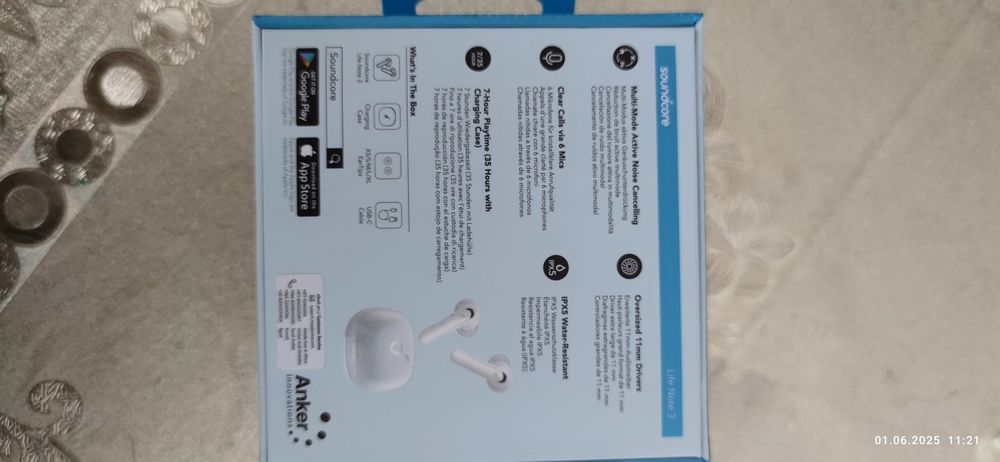 Продам  новые  Беспроводные наушники Anker Soundcore Life Note 3