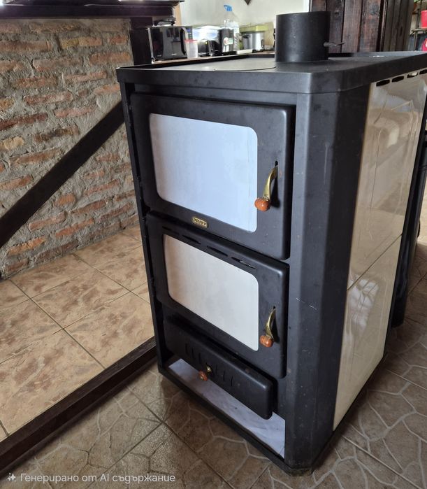 Нова камина Prity с водна риза Прити